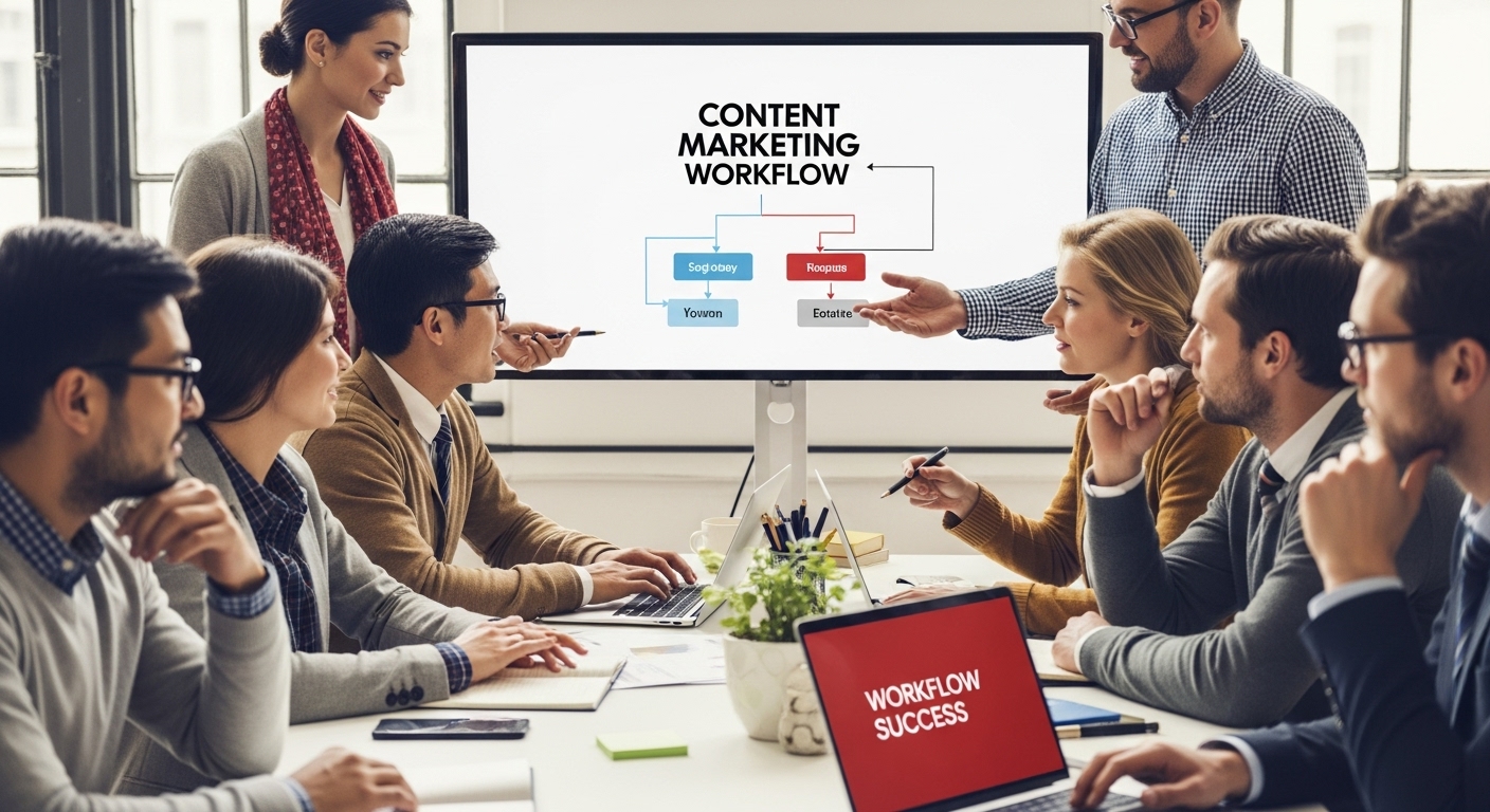 content marketing workflow team