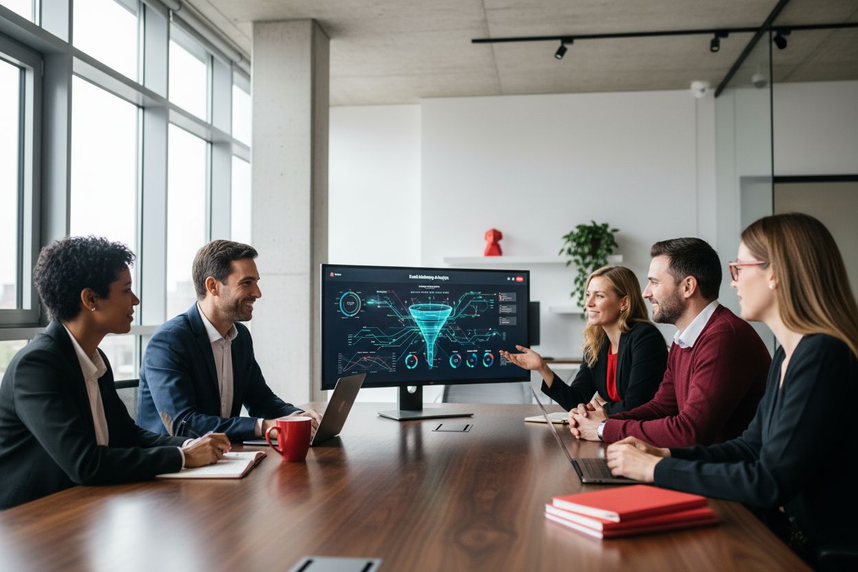 B2B email marketing team