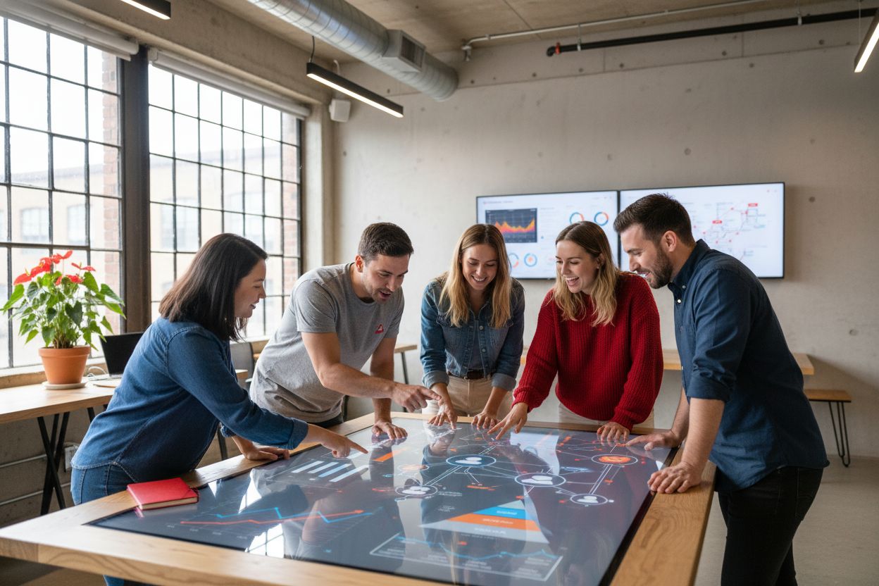 digital marketing teamwork, marketing services collaboration, business strategy