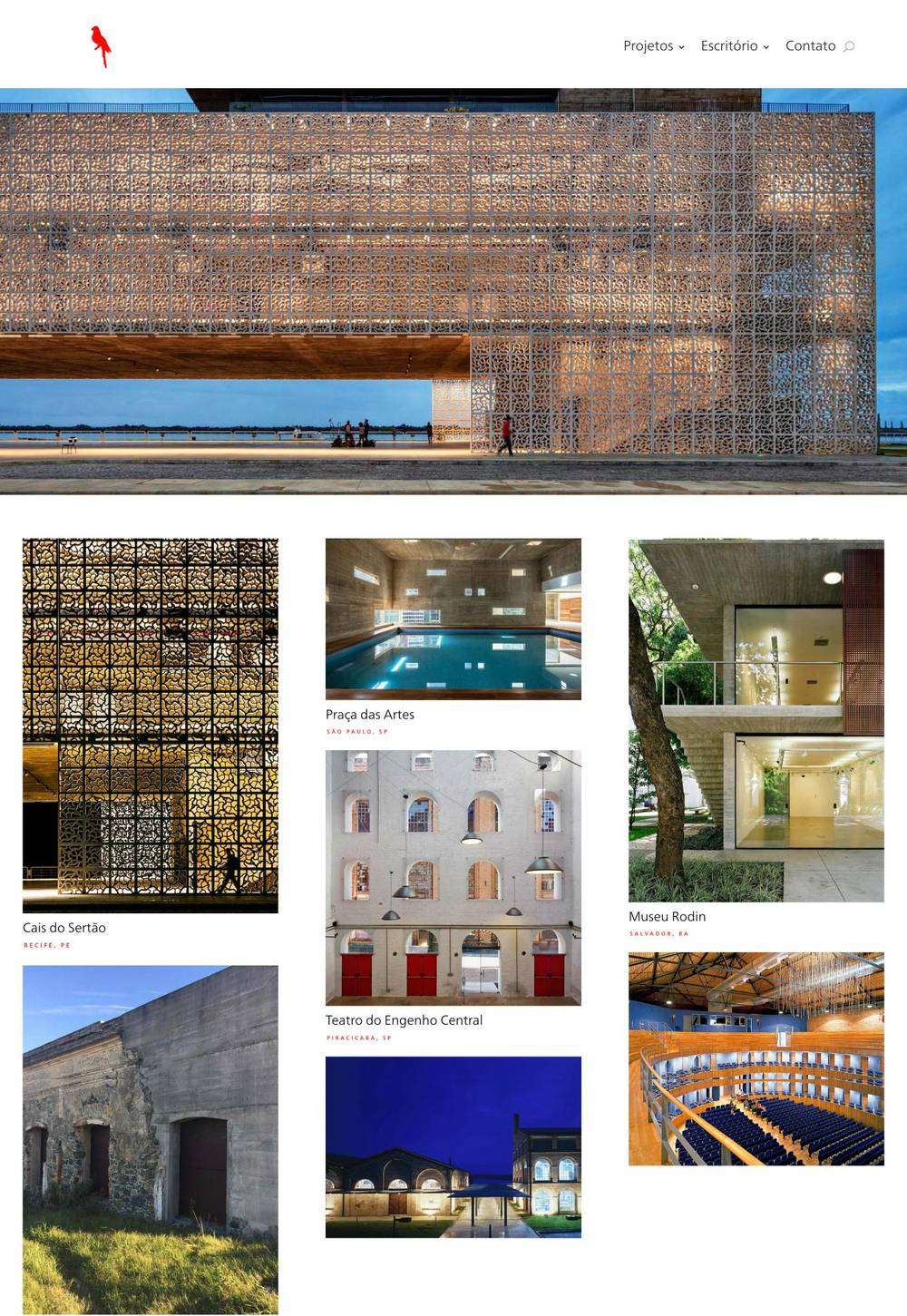 Brasil Arquitetura website